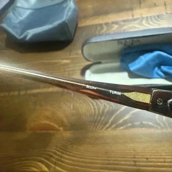 Bulova Eyeglasses TURIN Amber/Gunmetal Frames 51 16 135 - Picture 7 of 8